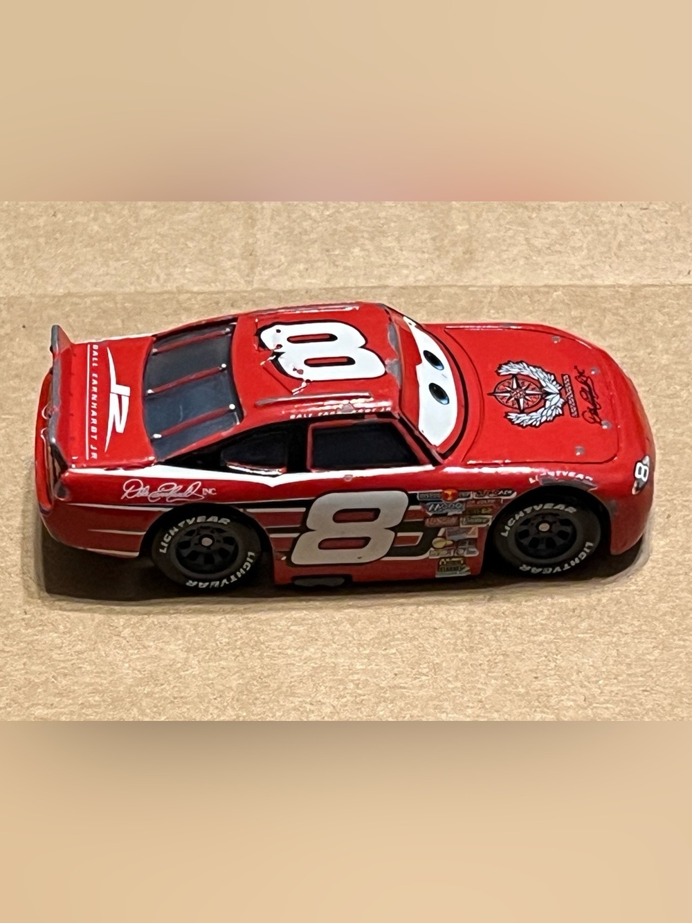 Disney Pixar Dale Earnhardt Jr #8 Race Car